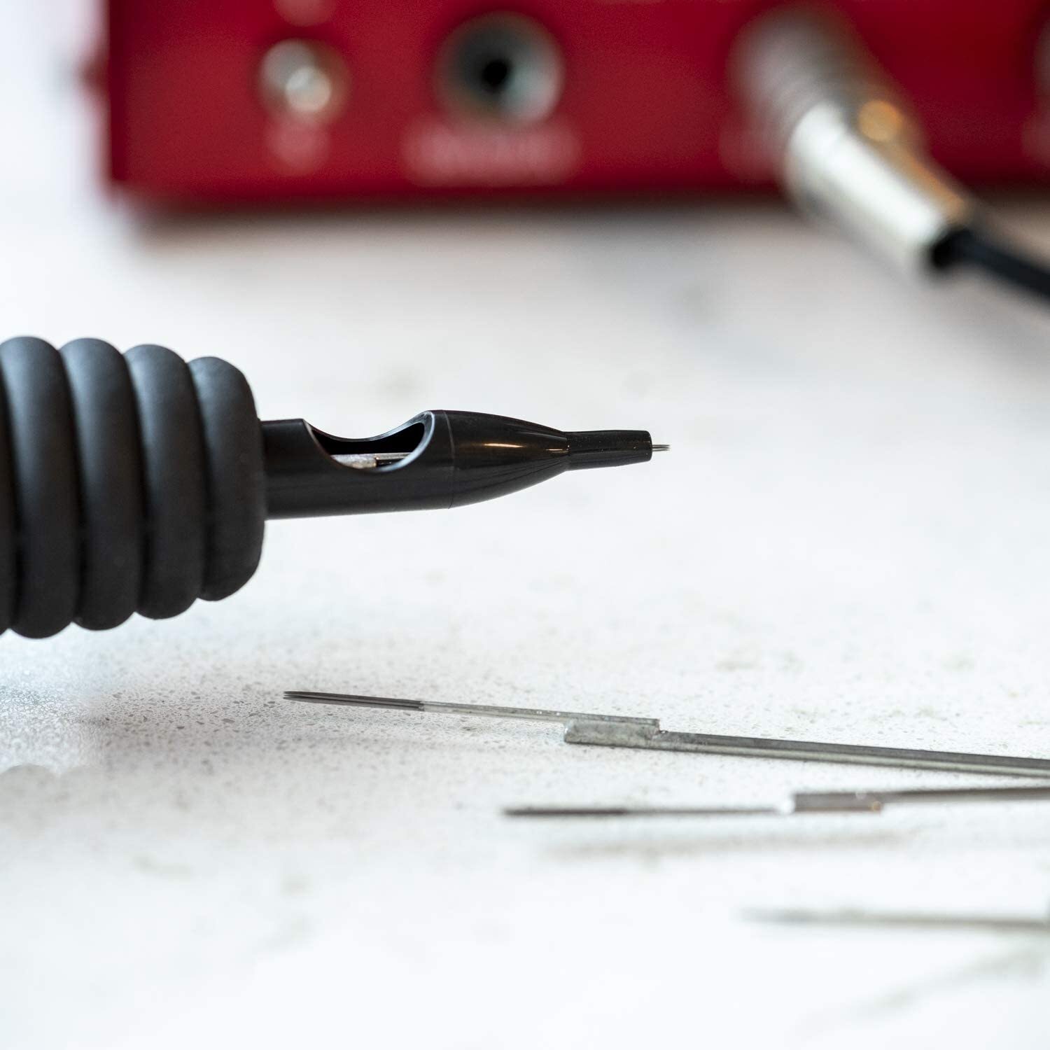 100 Piezas De Agujas Y Tubos Desechables Para Tatuajes 3/4 Grip Rl / Rs / M1