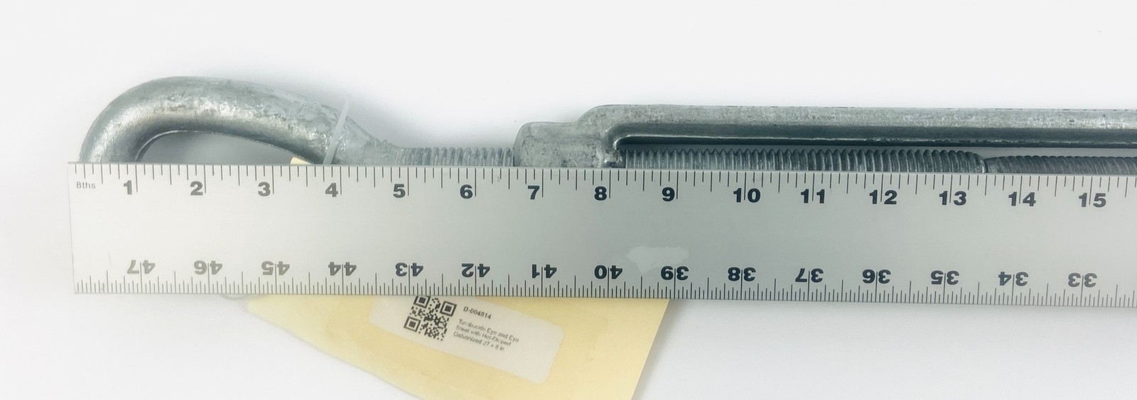 Turnbuckle Eye and Eye Steel with Hot-Dipped Galvanized 27 x 8 in Set of 3