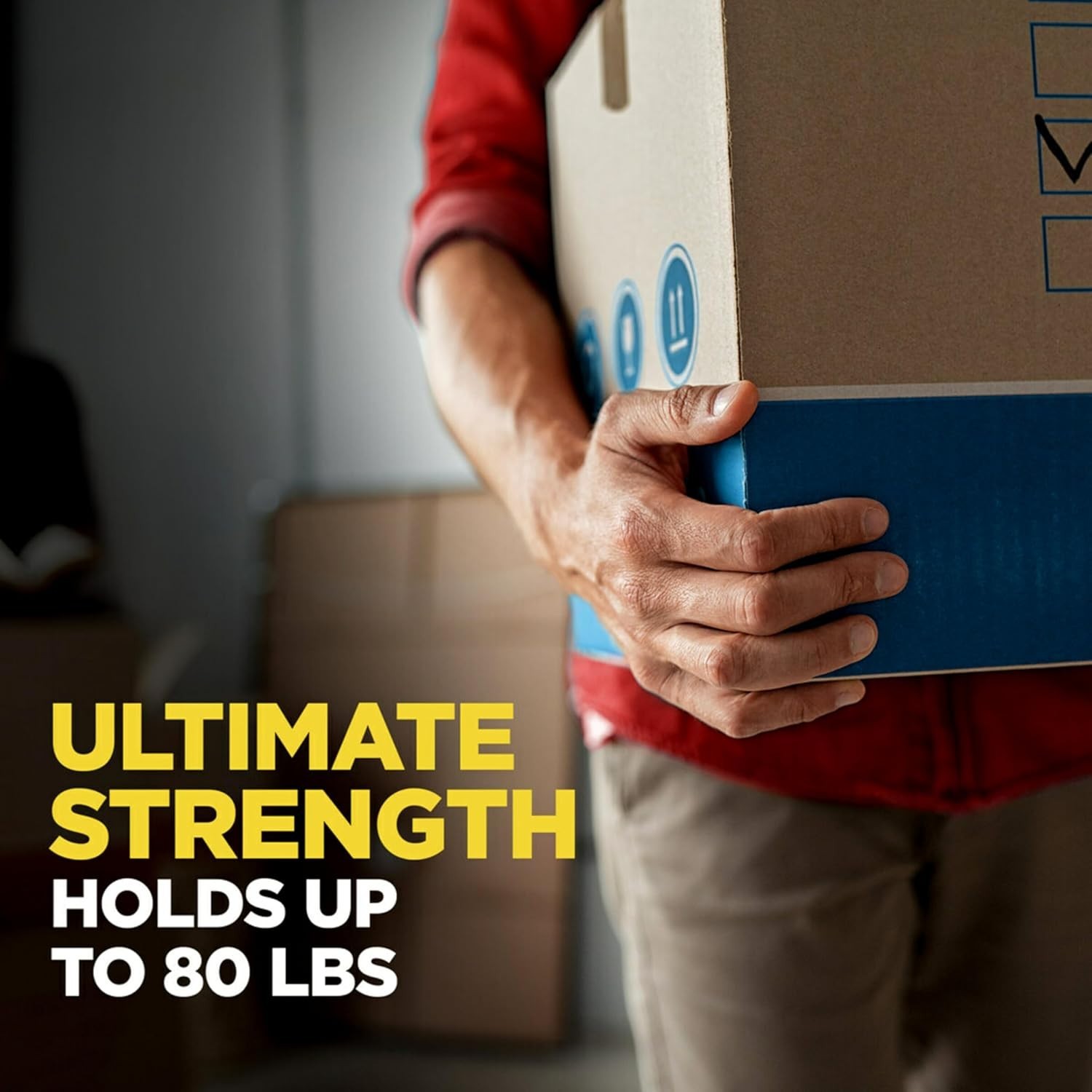 3M Scotch Tape Gun Dispenser with Heavy Duty 3850 Shipping Packaging Tape, 1Roll