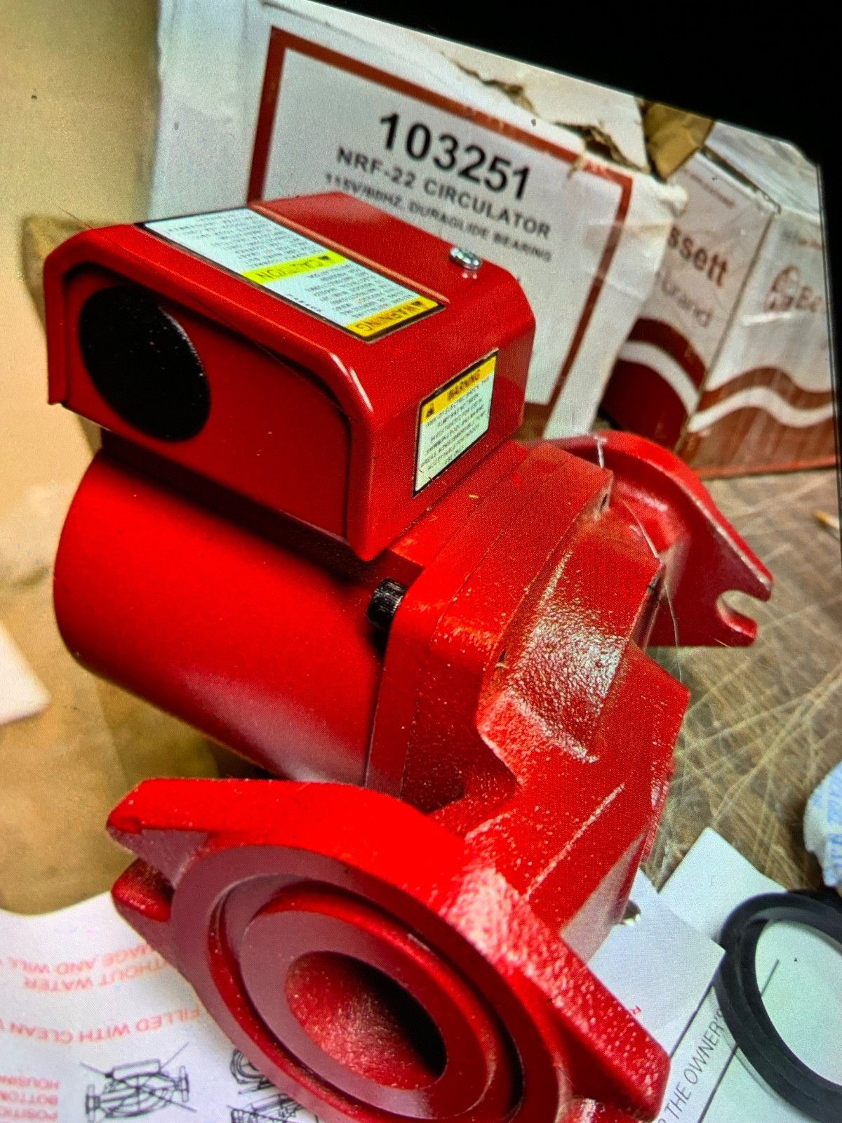 BELL & GOSSETT B&G 103251 NRF-22 Pump 1/25hp Red Fox Circulator NIB