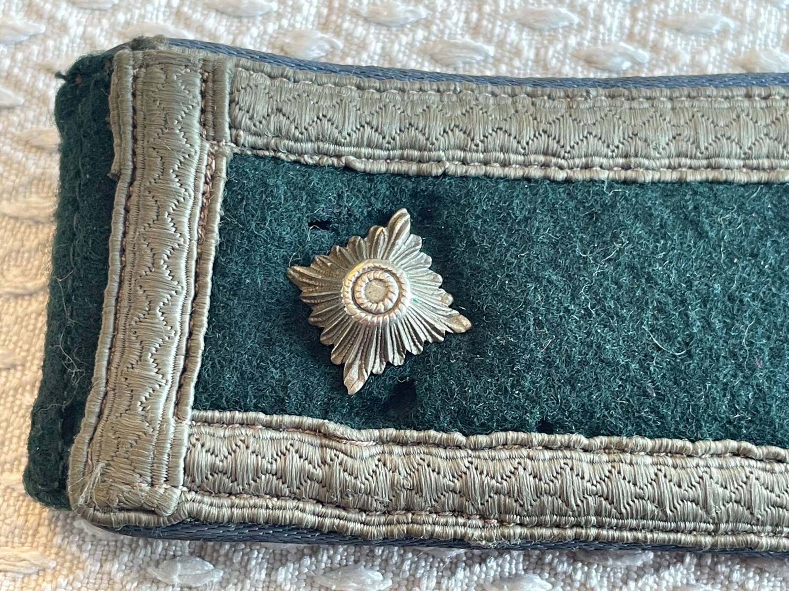 PAIR OF ORIGINAL GERMAN WW2 WWII MOTOR TRANSPORT NCO SHOULDER BOARDS EPAULETTES