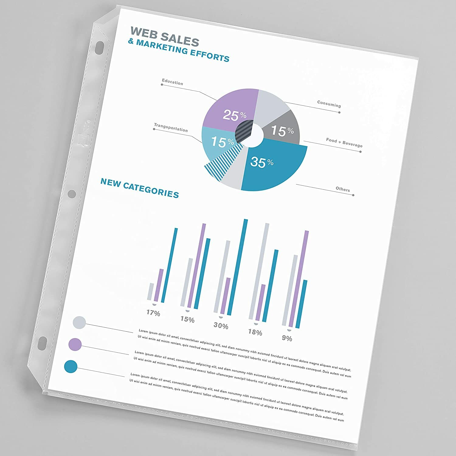 Avery Easy Load Heavyweight Top Load Clear Sheet Protector (76006) PICK YOUR QTY