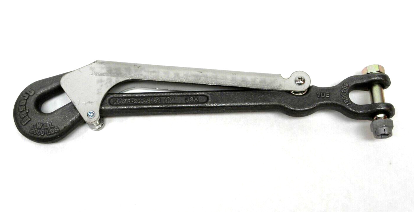 Crosby Quick Connect Safety Hook 11.5" 2000 WLL Long Handle Release 1/2" Hook HR