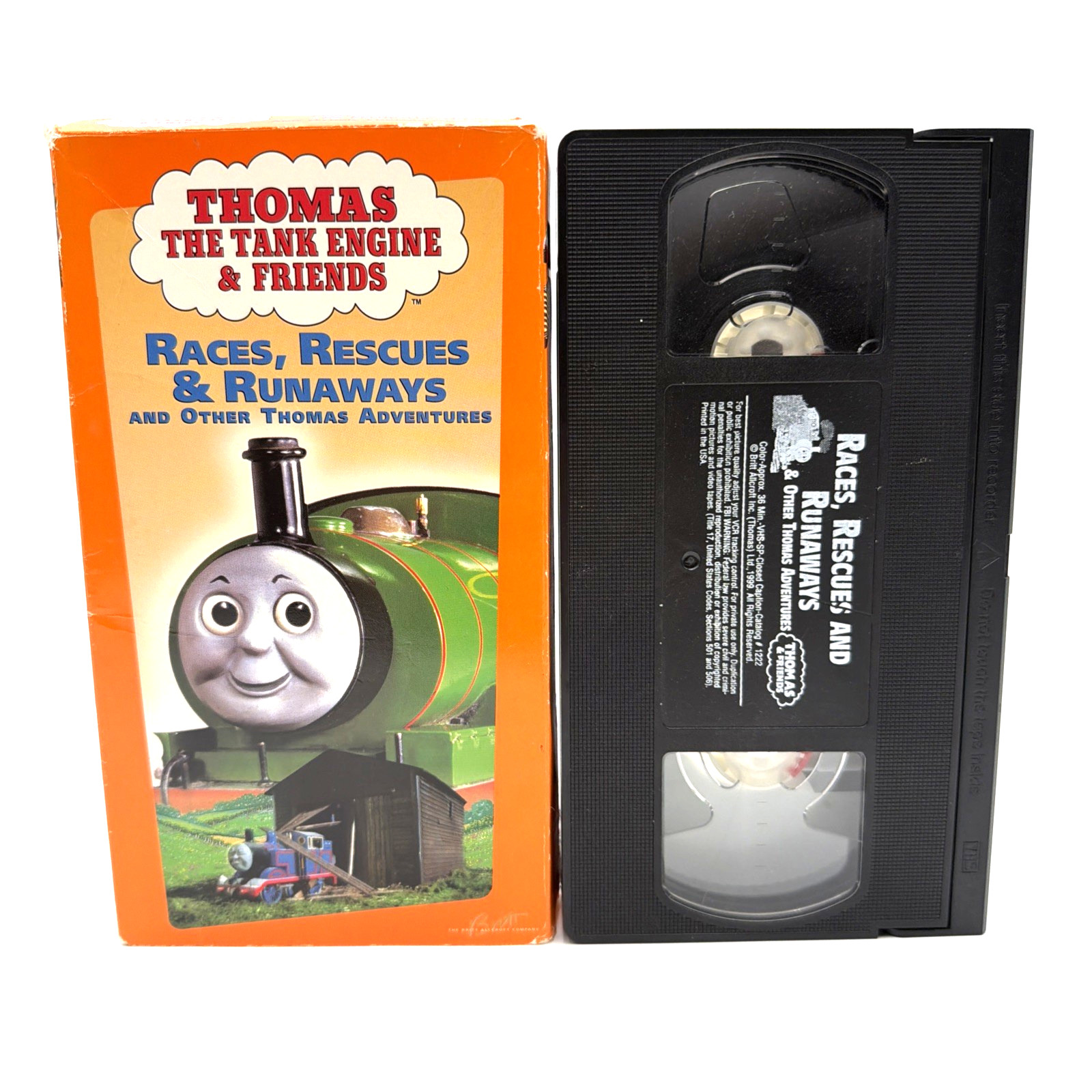 Thomas Tank Engine & Friends Races Rescues Runaways Other Adventures VHS 1999
