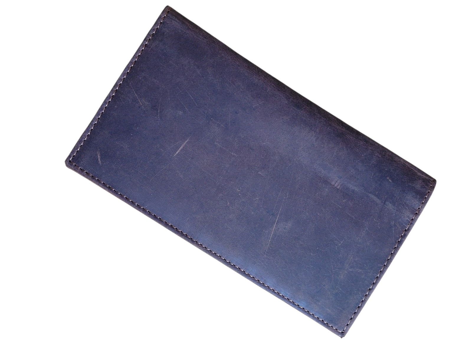 Western Buffalo Leather Rodeo Wallet RFID Blocking Bi-Fold Long Wallet