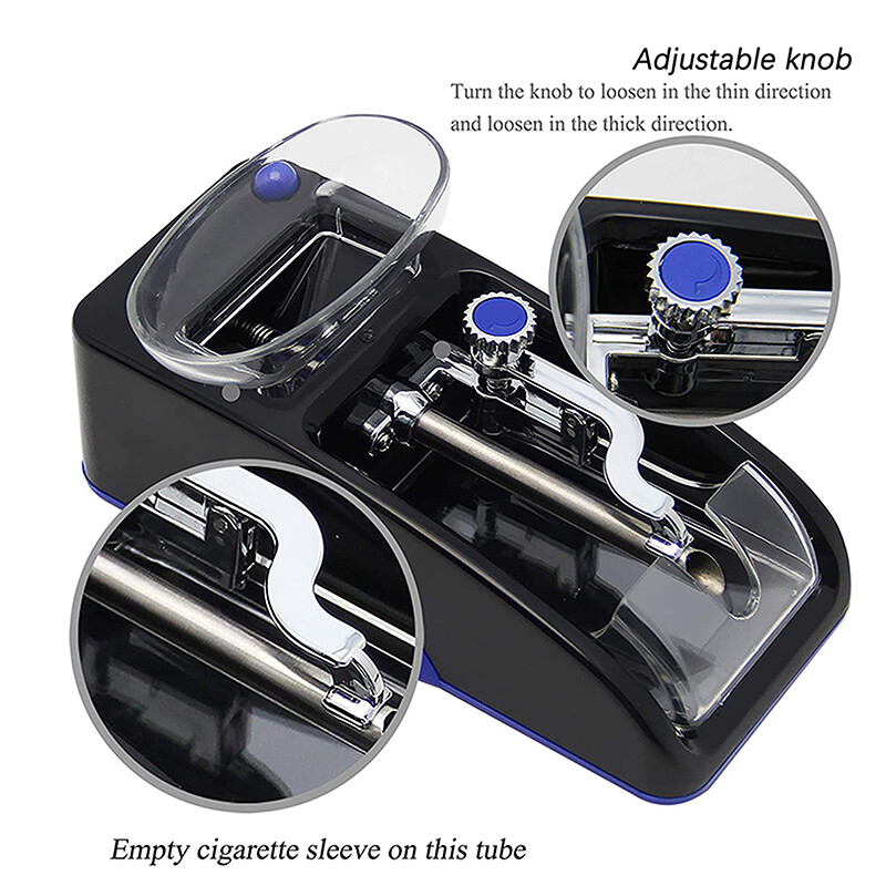 Cigarette Rolling Machine, Automatic Roller, Electric Mini Tobacco Injector NEW