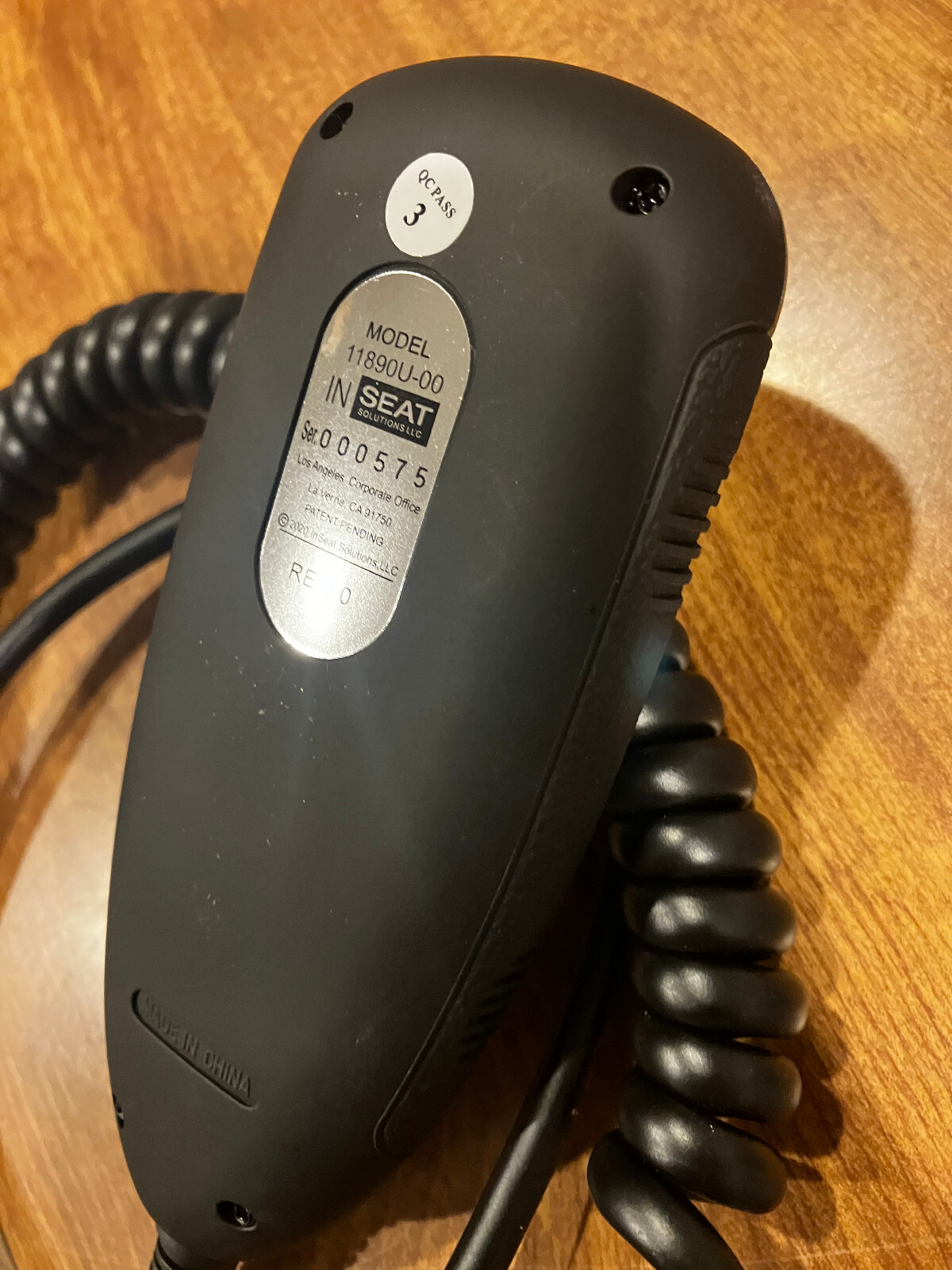 InSeat 11890U-00 Remote w/ Heat&Massage 11890U-07 Replacement La-Z-Boy 10.000098