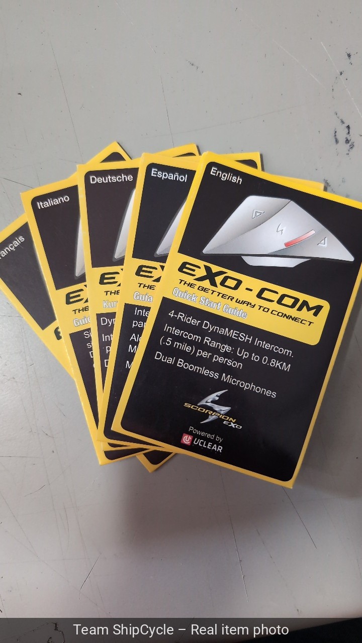 U27883 other see details Scorpion Exo COM Bluetooth Communicator For AT G2U