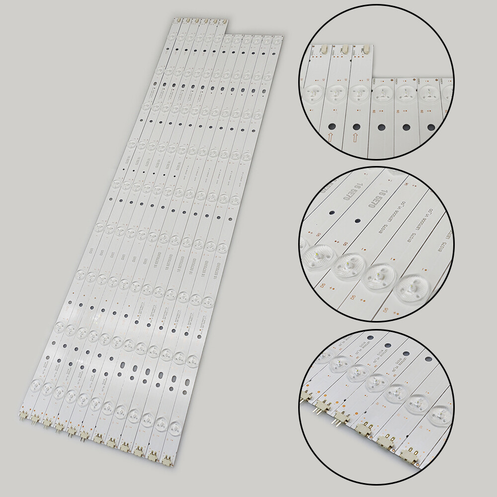 For Vizio E70-E3 LED Backlight Strips Set (12) LB70006 V1_00 / LB70006 V0_01