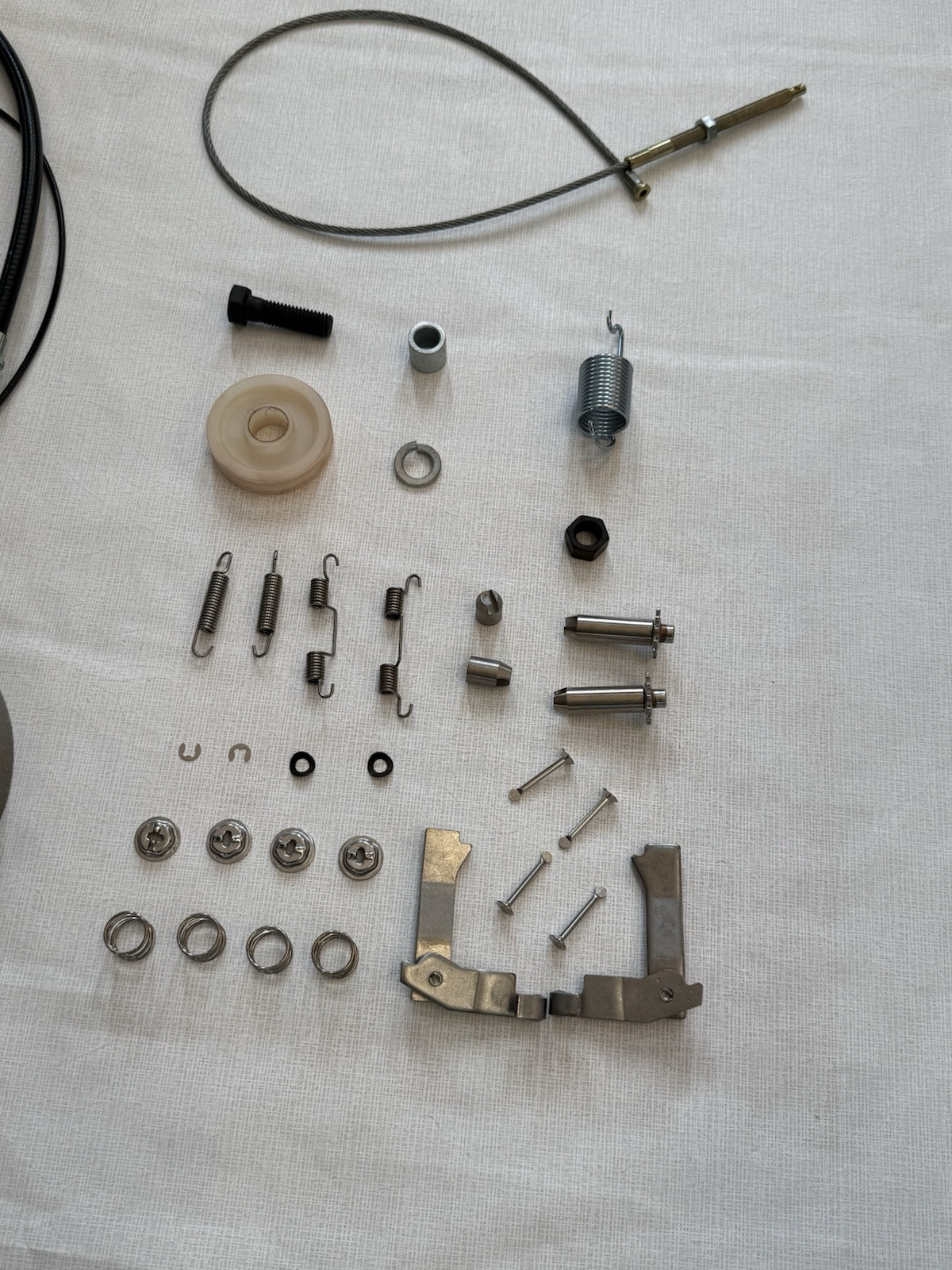 67-82 Corvette Emergency Parking Brakes Kit Complete kit cables shoes Deluxe