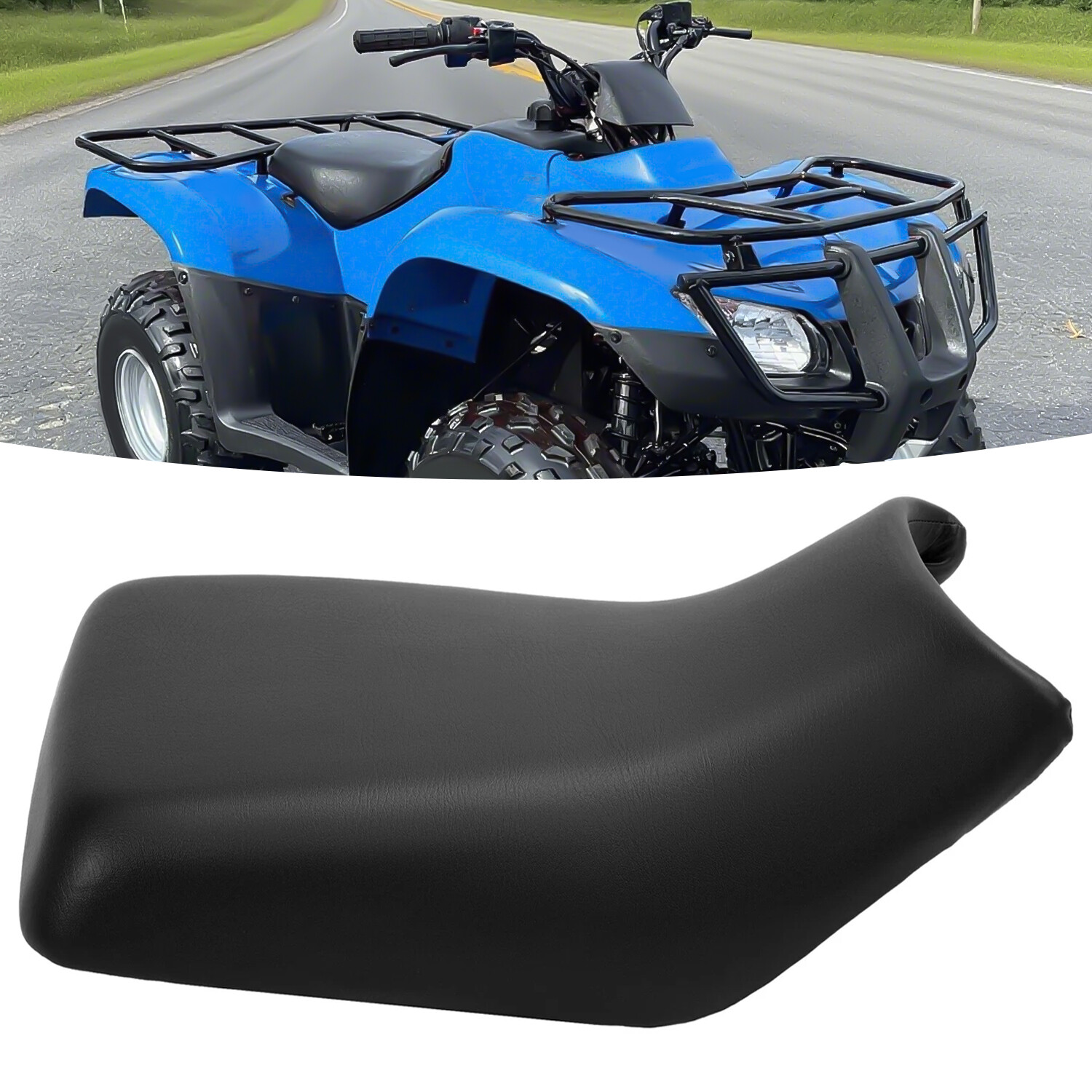 Black Complete Seat For Honda Recon 250 TRX250 TRX250EX 97-04  #77100-HM8-670ZA