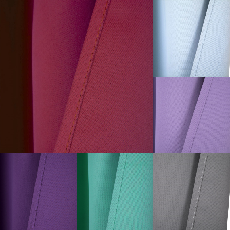 1P BLACKOUT UNLINED HEAVY THICK THERMAL PANEL WINDOW CURTAIN EXTRA WIDE 100"X84"