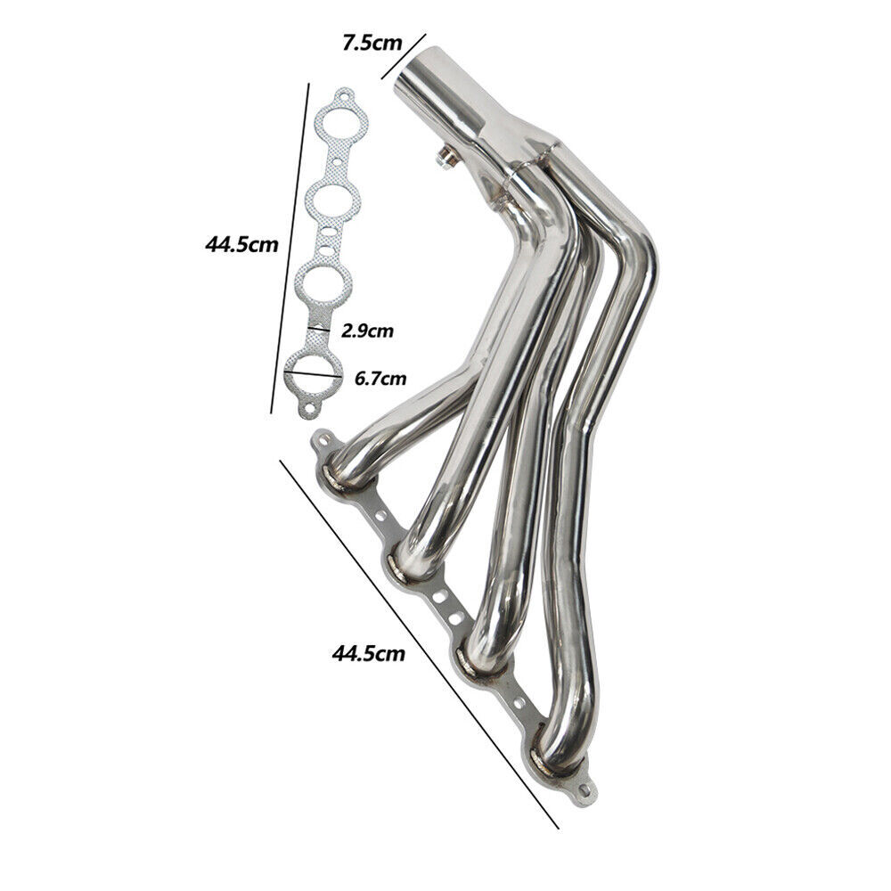 Long Tube Headers 1 3/4" Conversion Swap For Chevy C10 LS Truck LS1 LS2 LS3 LS6