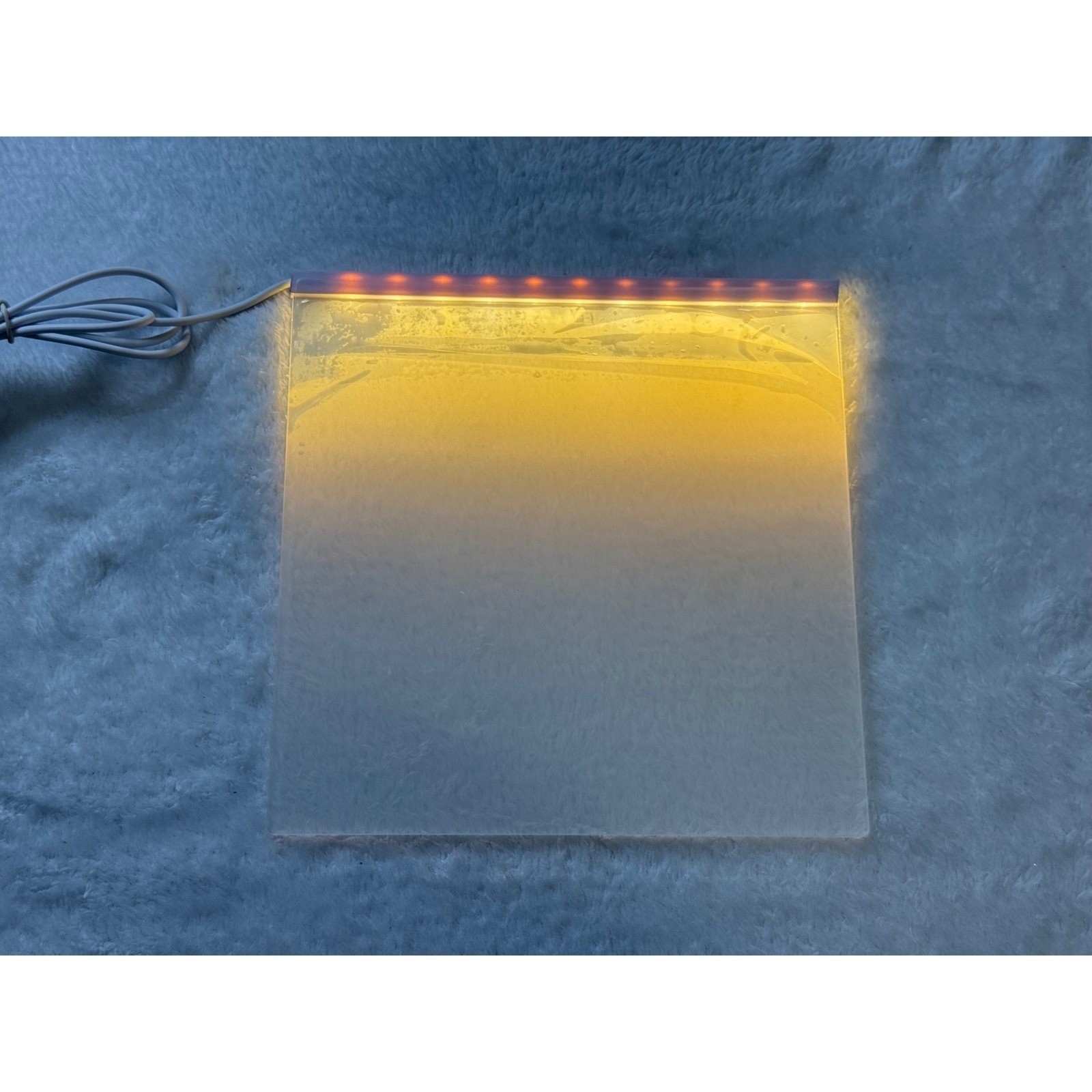 Light Up Drawing Board LED Tablet With Markers Stand Cleaning Cloth USB