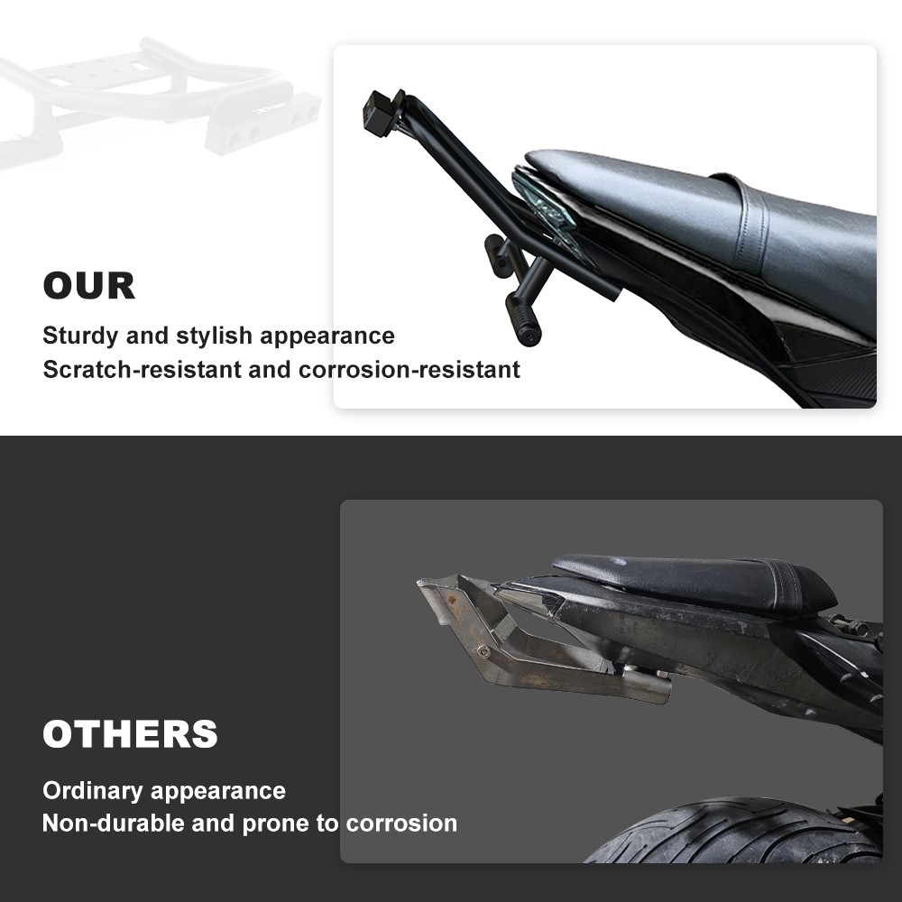 Sub Cage Pegs With Scrape Bar Stunt Parts Black Fit For Kawasaki Z125 2017-2024