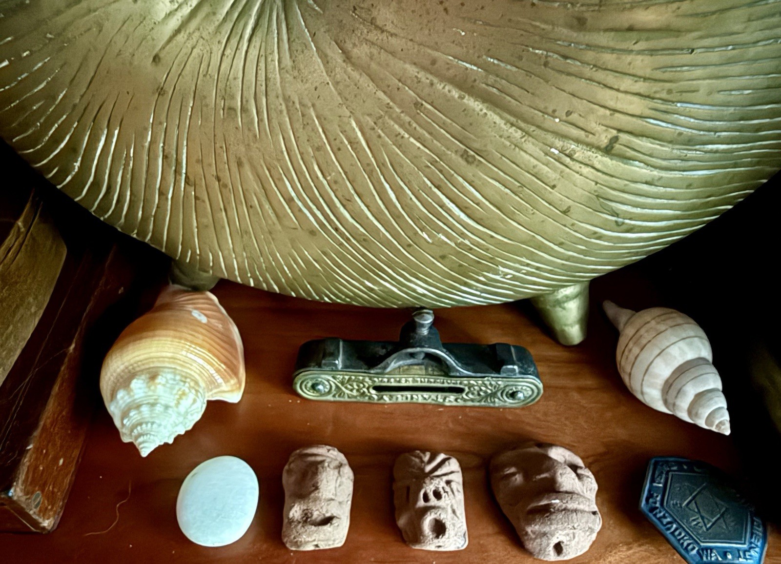 Ancient Pre Columbian Trophy Heads Effigy Polychrome Costa Rica Nicoya Honduras