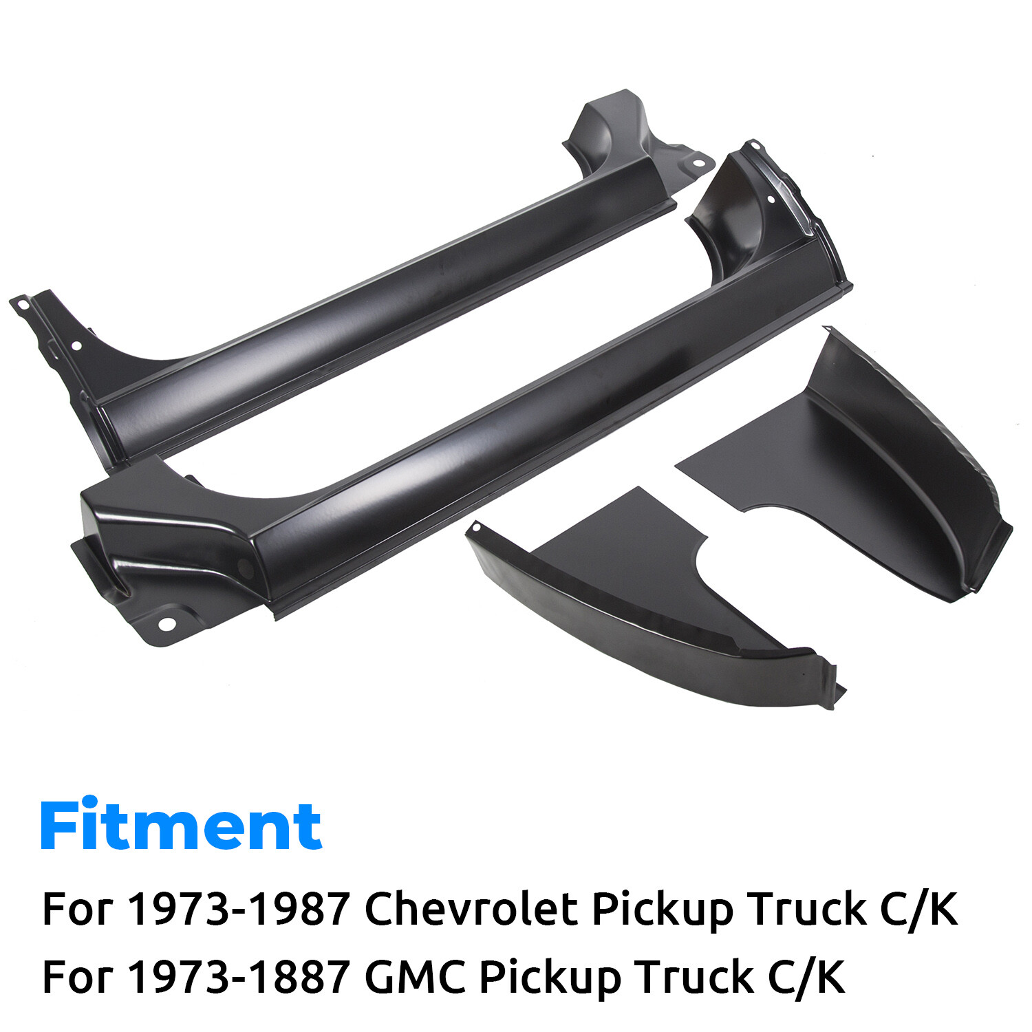 Cab Corners & Rocker Panels 4 PC Kit For 1973-1987 Chevy GMC C10 K10 Truck LH RH