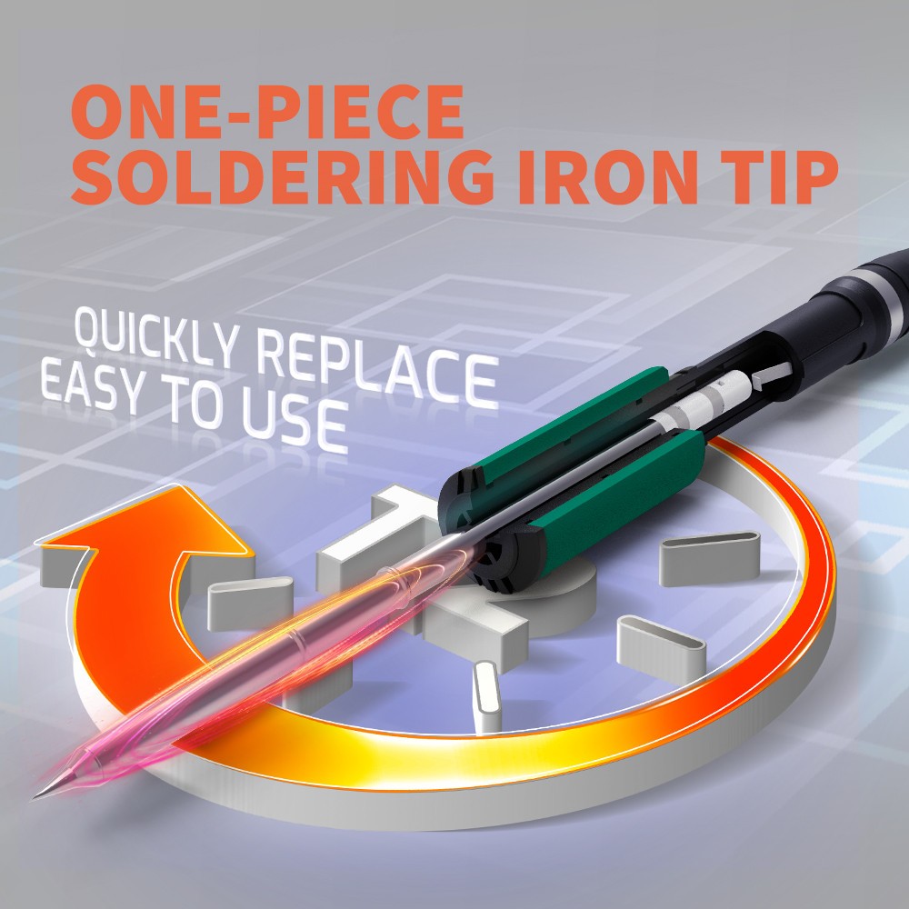 670W 706-II Soldering Station T12 2 in 1 LCD Hot Air Rapid Heating Welding Tools