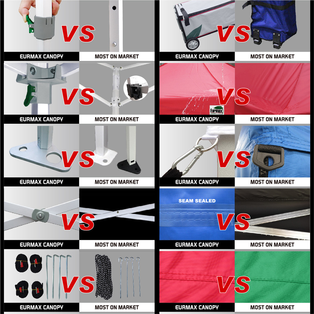 Ez Pop Up Full Aluminum Outdoor Canopy Gazebo Tent, New