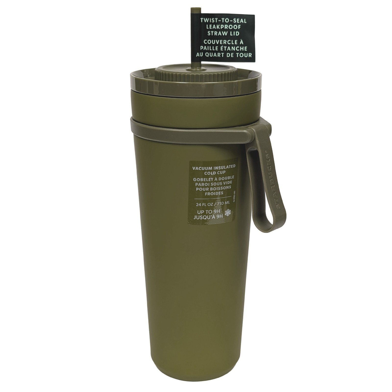 Starbucks Tumbler Vacuum Insulated Cup Leak-proof 24oz Venti Green Retail $32.99