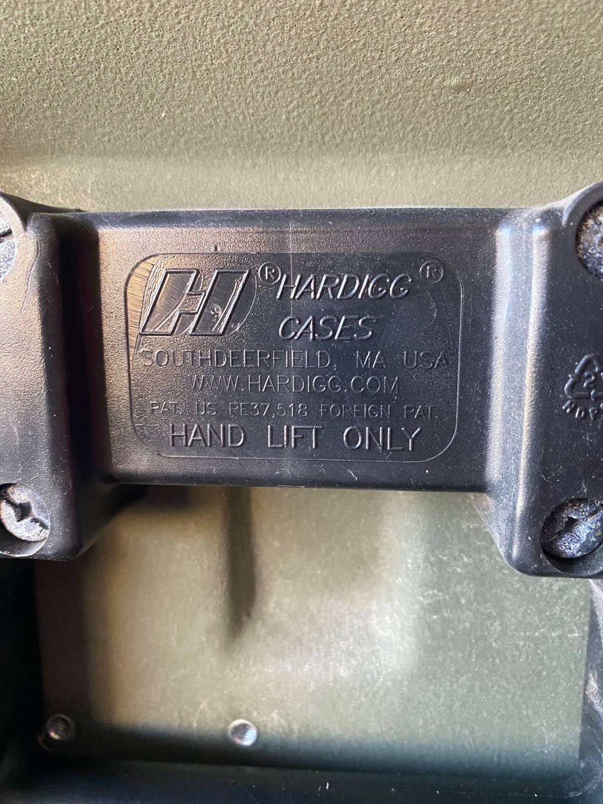 Hardigg US Military Surplus Portable Green Field Desk