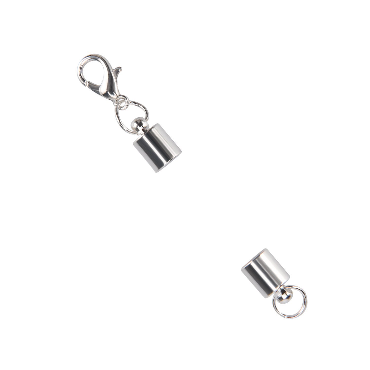 10 Pcs Gold & Silver Color Magnetic Lobster Clasp for Jewelry Necklace Bracelet