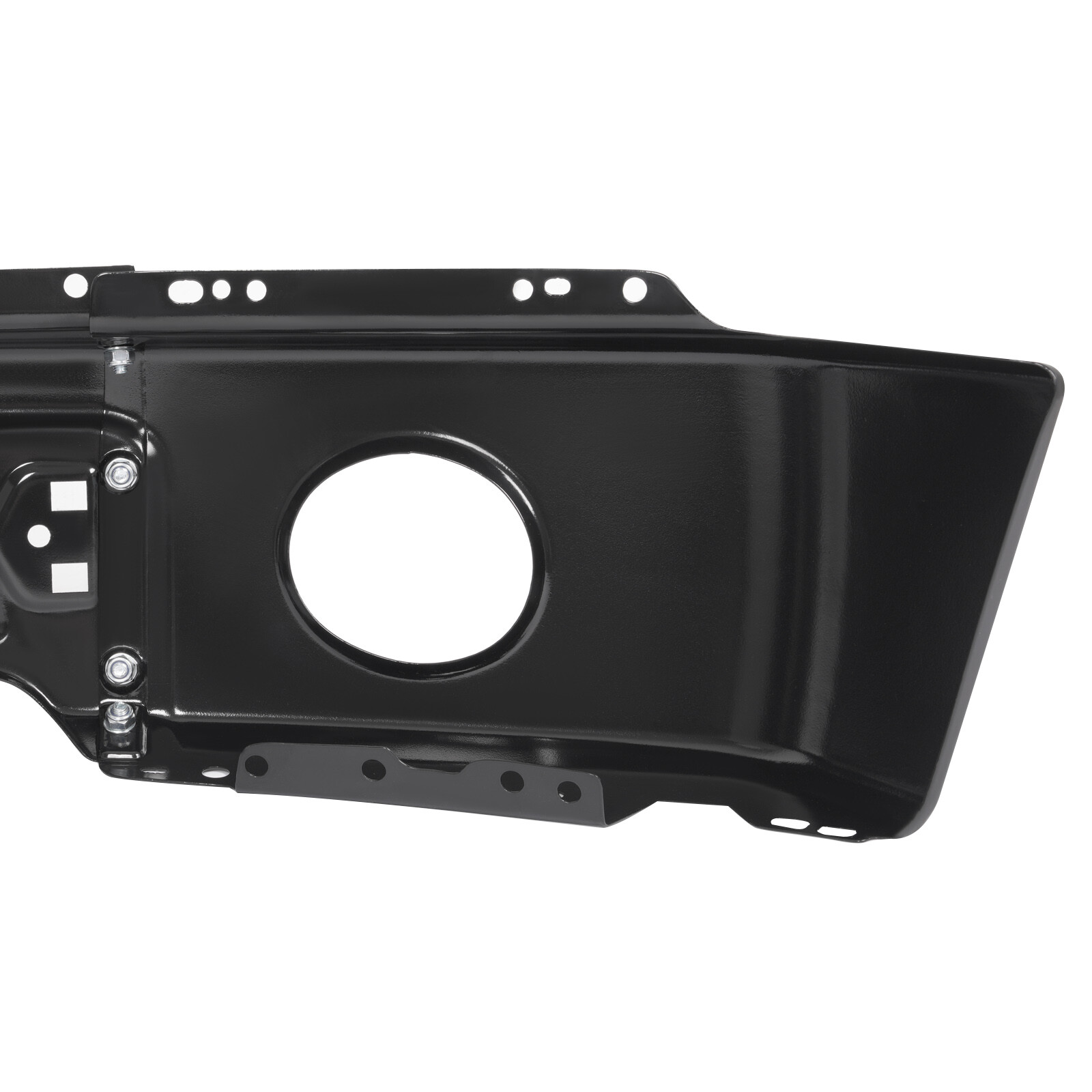 Front Black Steel Bumper Face Bar For Ford F150 2009-2014 w/ Fog Light US NEW