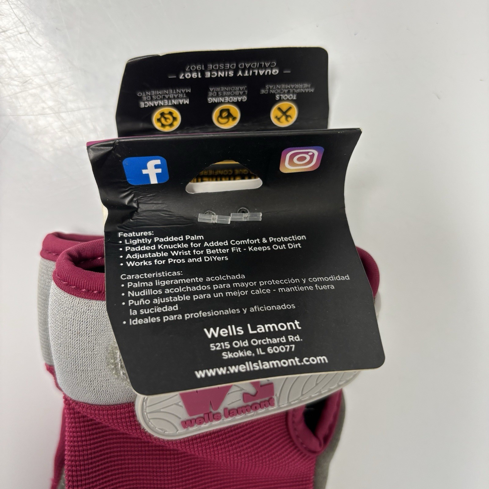 Wells Lamont work gloves Women’s Medium Work & Garden Gloves Synthetic Leather