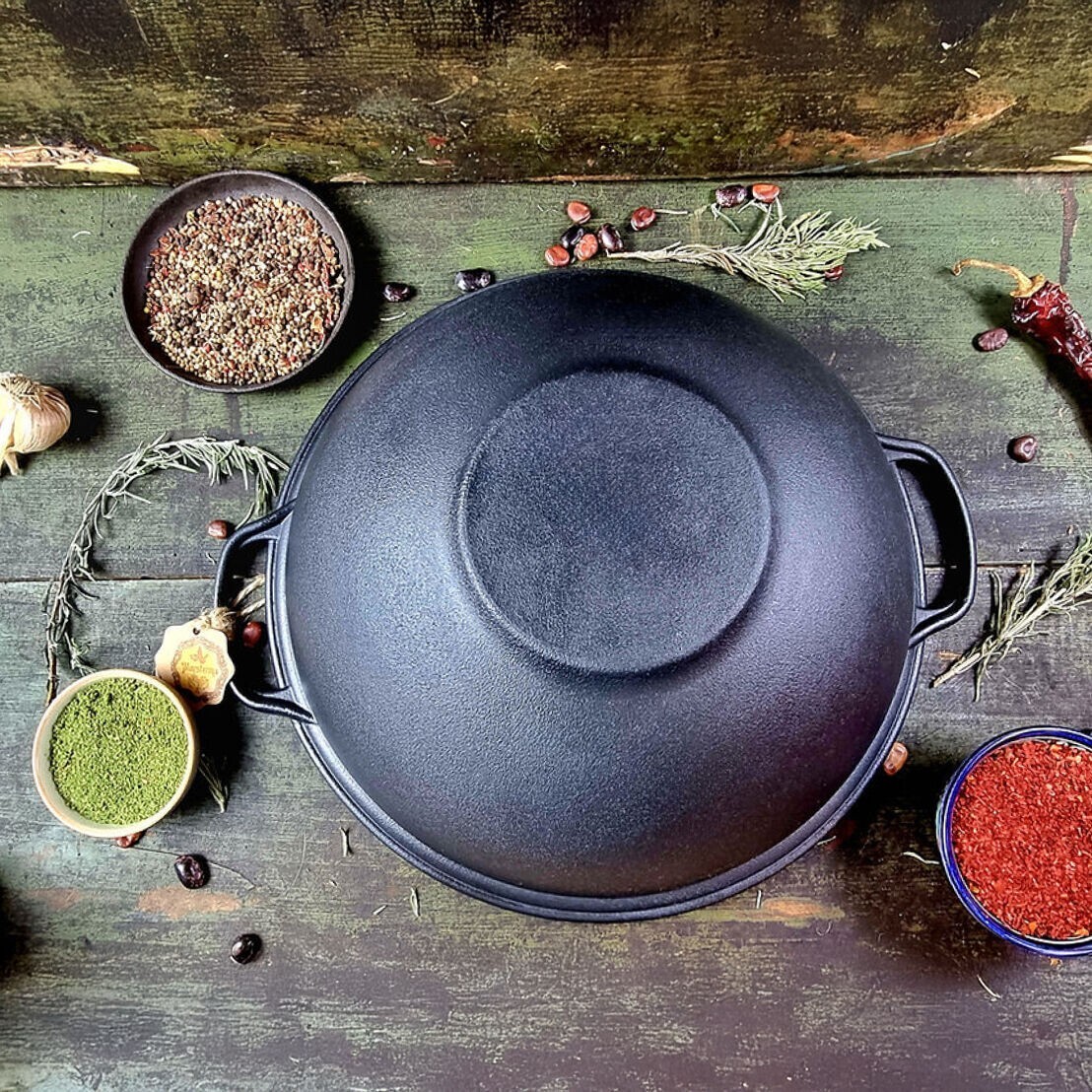 12 L Cast Iron Kazan Cauldron Pilaf Lagman Uzbek Namangan Kazan Казан Чугунный