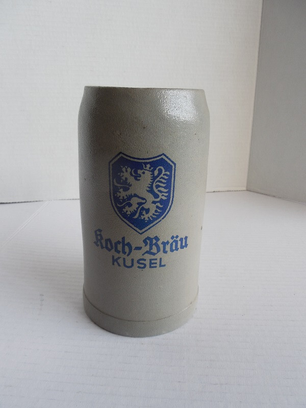 German beer mug Koch Brau brewery Kusel Germany 1 liter