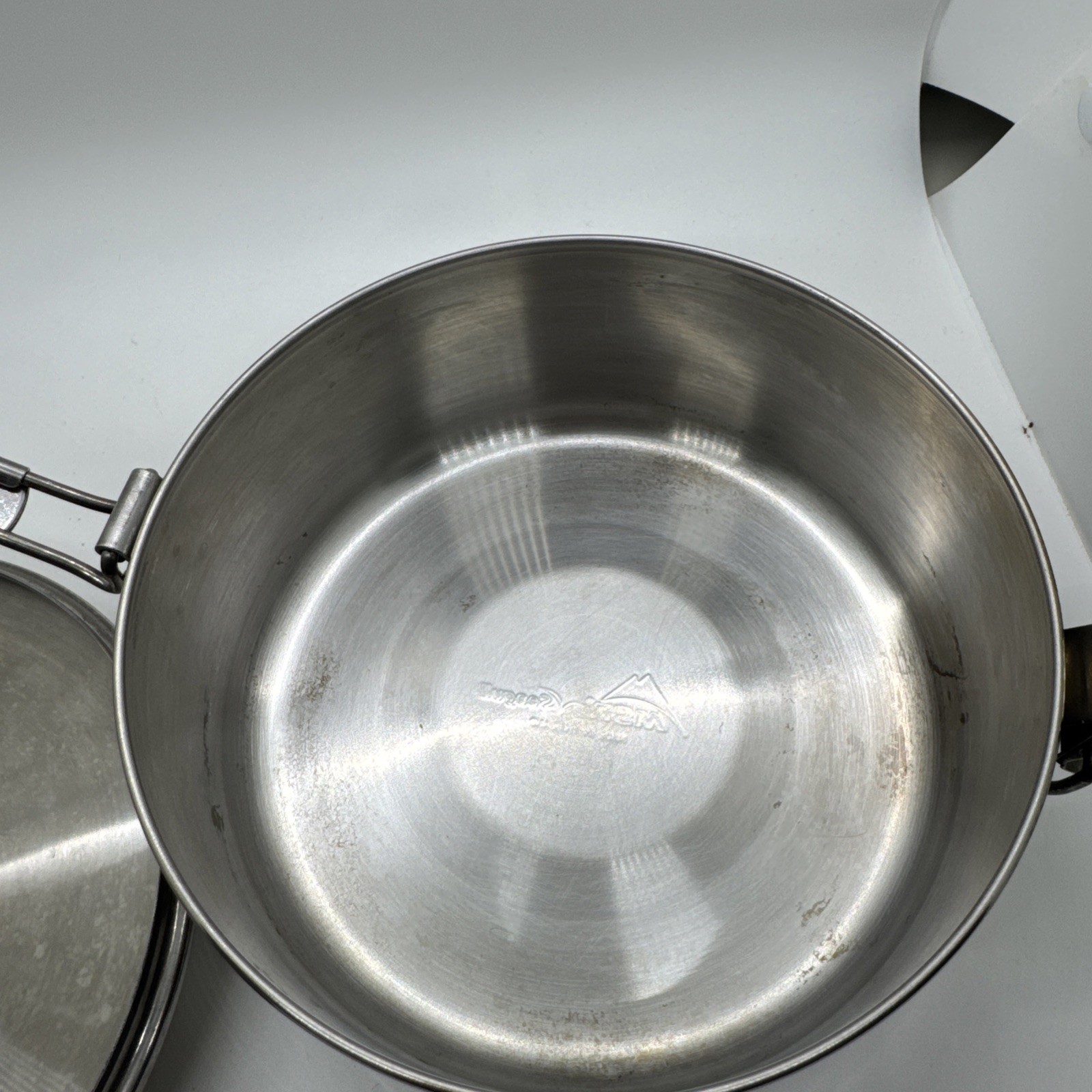 Vintage MSR Portable Stainless Steel Camp Cooking Pot