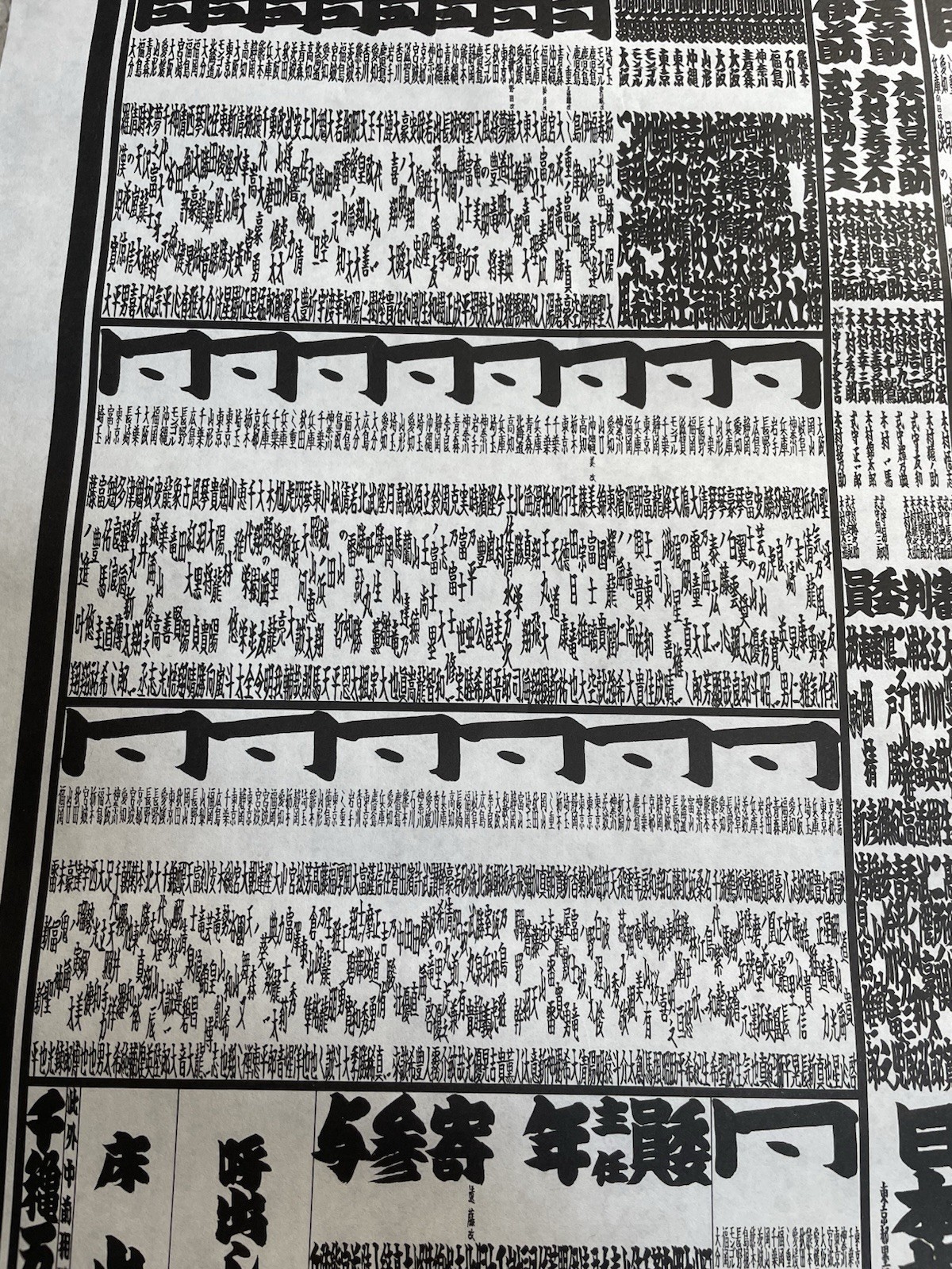 Sumo Banzuke-hyo ranking table Tokyo Ryogoku place January 2026 From Japan !