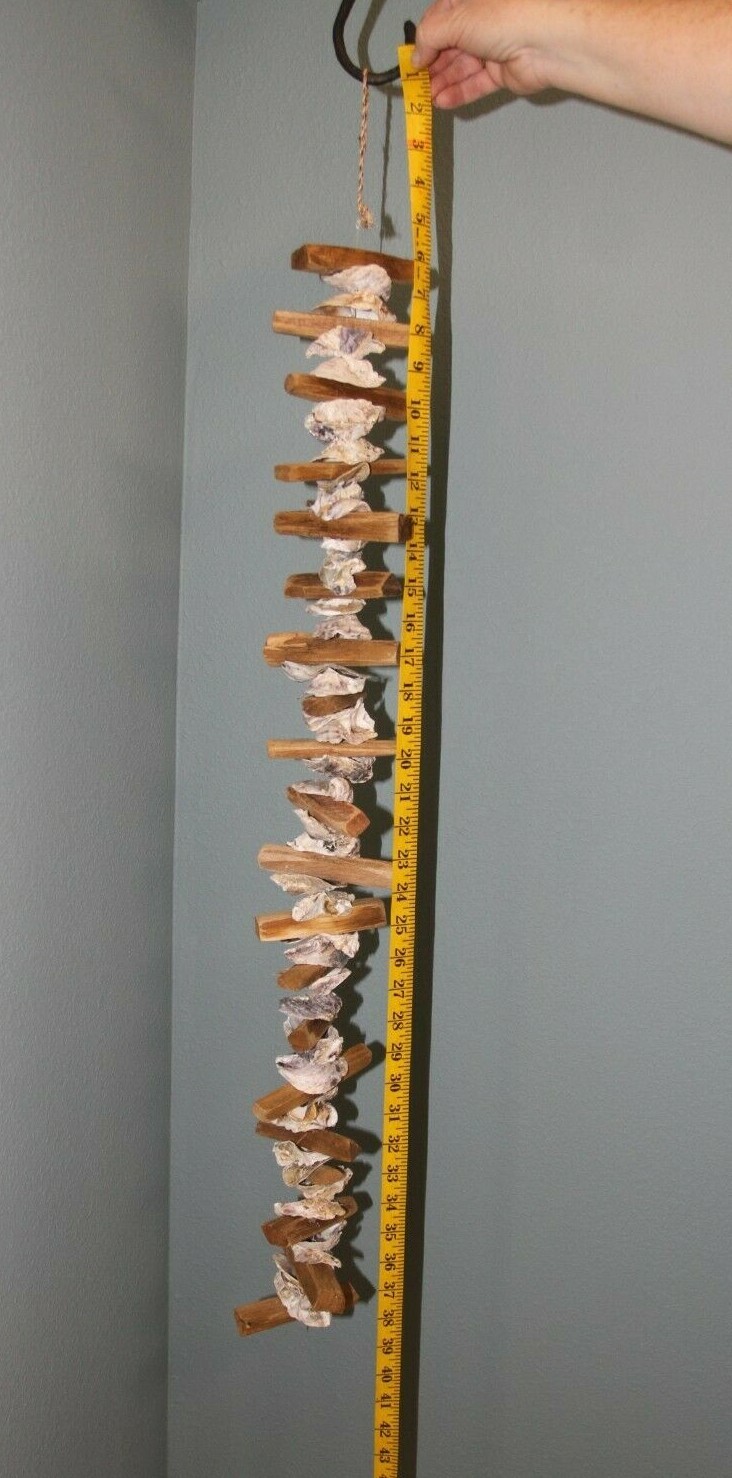 Seafood Bar Outdoor Dining Patio Decor Oyster Shells Driftwood, 33"+ G-83