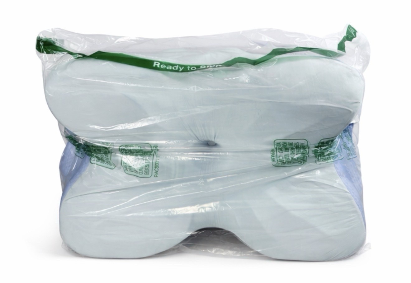 Derila Ergo Neck Pillow Contour Standard Size Memory Foam 21x14x4 In/ 54x36x12cm