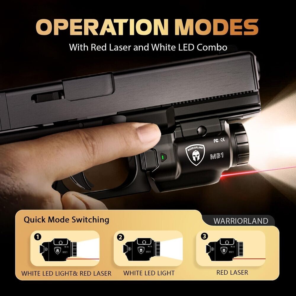 TSG Universal Weapon Lights-Laser-IWB Holster Combo Fits:Springfield Hellcat PRO