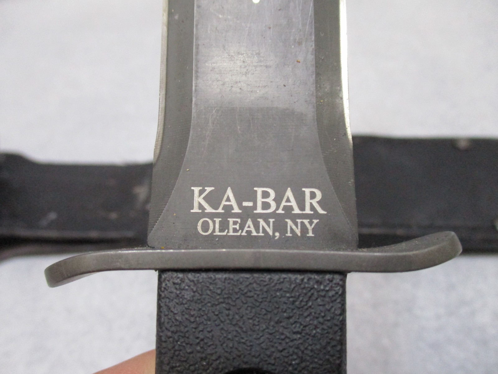 KA-BAR EK44 Commando Knife John Ek Fixed Blade w/ Leather Sheath Used