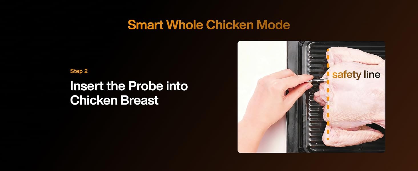 Typhur Sync 8 Quart AI Smart Air Fryer w/ Built-in Wireless Meat Thermometer