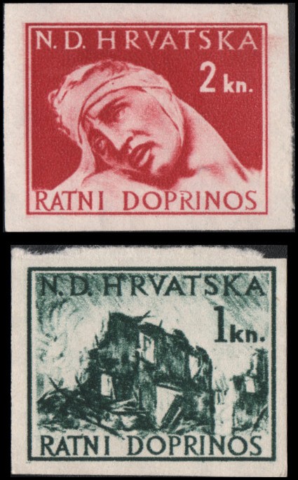 Croatia #RA3-RA4 NG imperfs