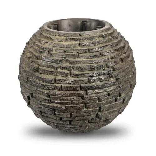 Aquascape Stacked Slate Sphere Medium Fountain Water Feature
