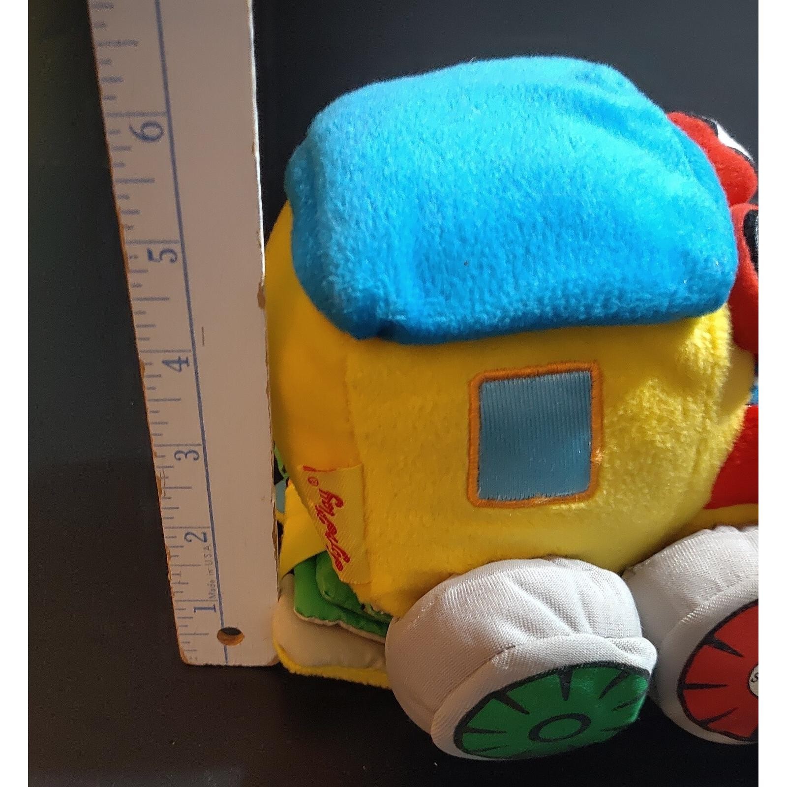 Soft Play Train Book All Aboard Train Rattle Plush Soft Cloth Toy Stuffed 9"