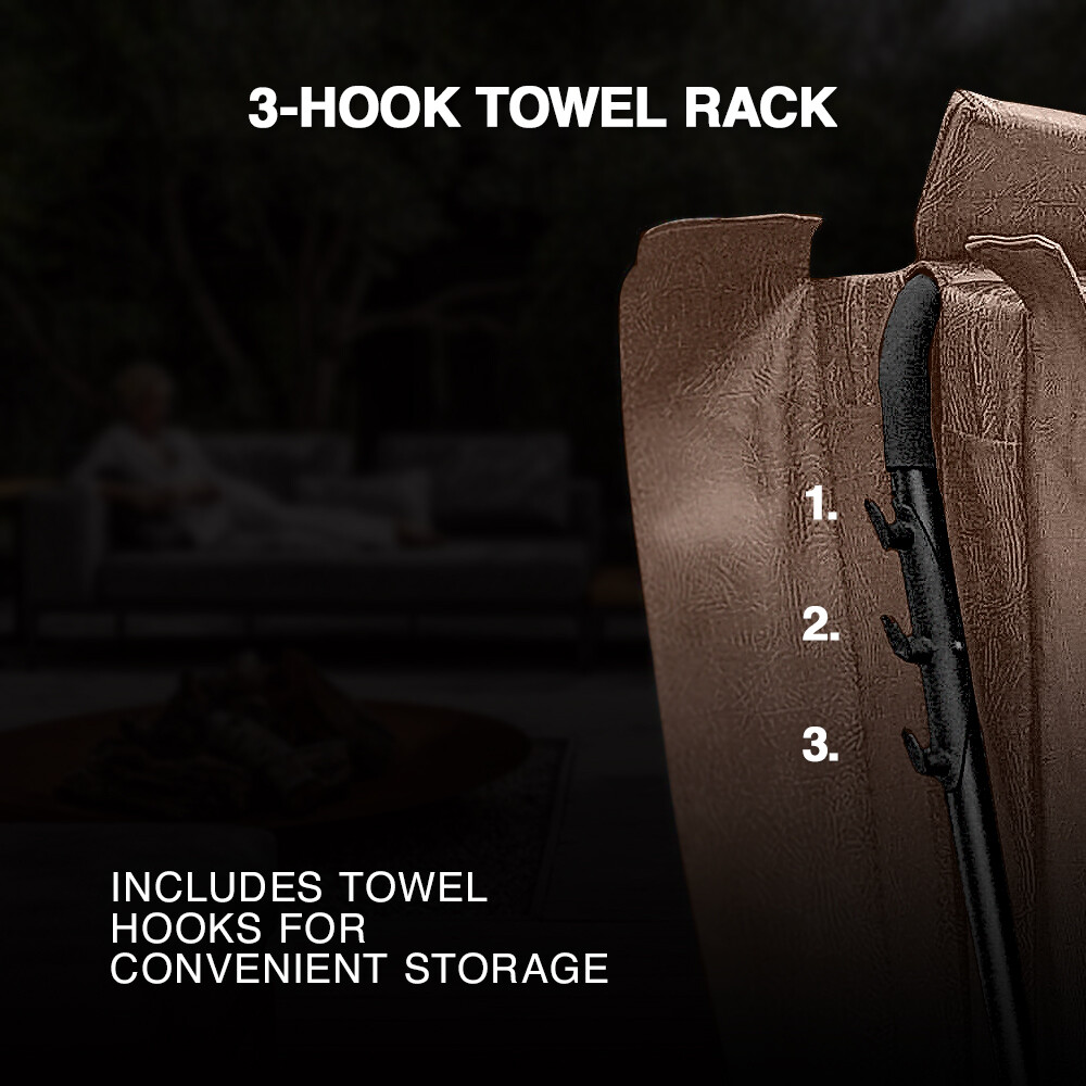 Puri Tech Pivot Top Mount Spa Cover Lift Removal System Reinforced Bracket Black