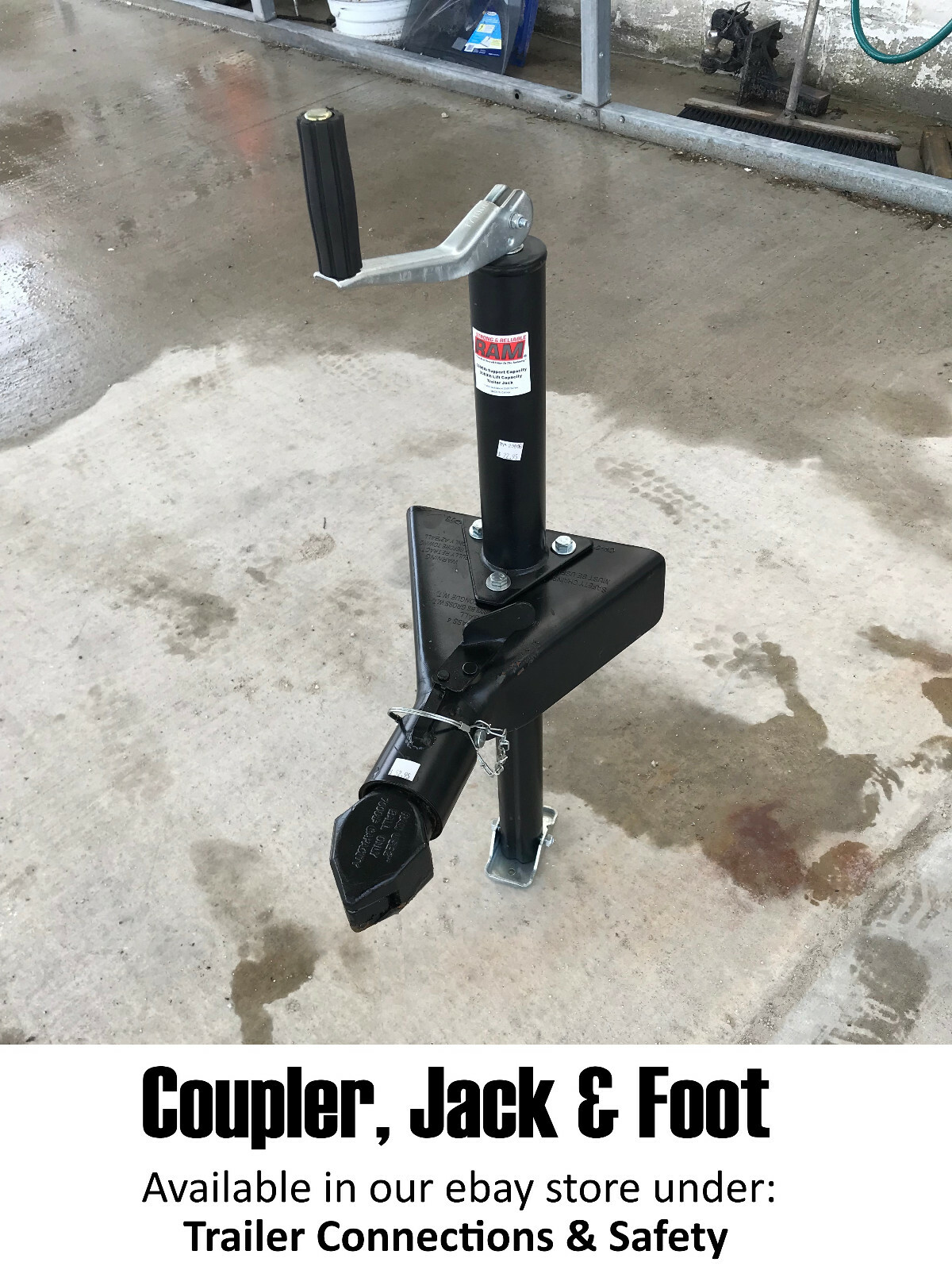 2" Ball Trailer Coupler A Frame Weld-On 5K RAM