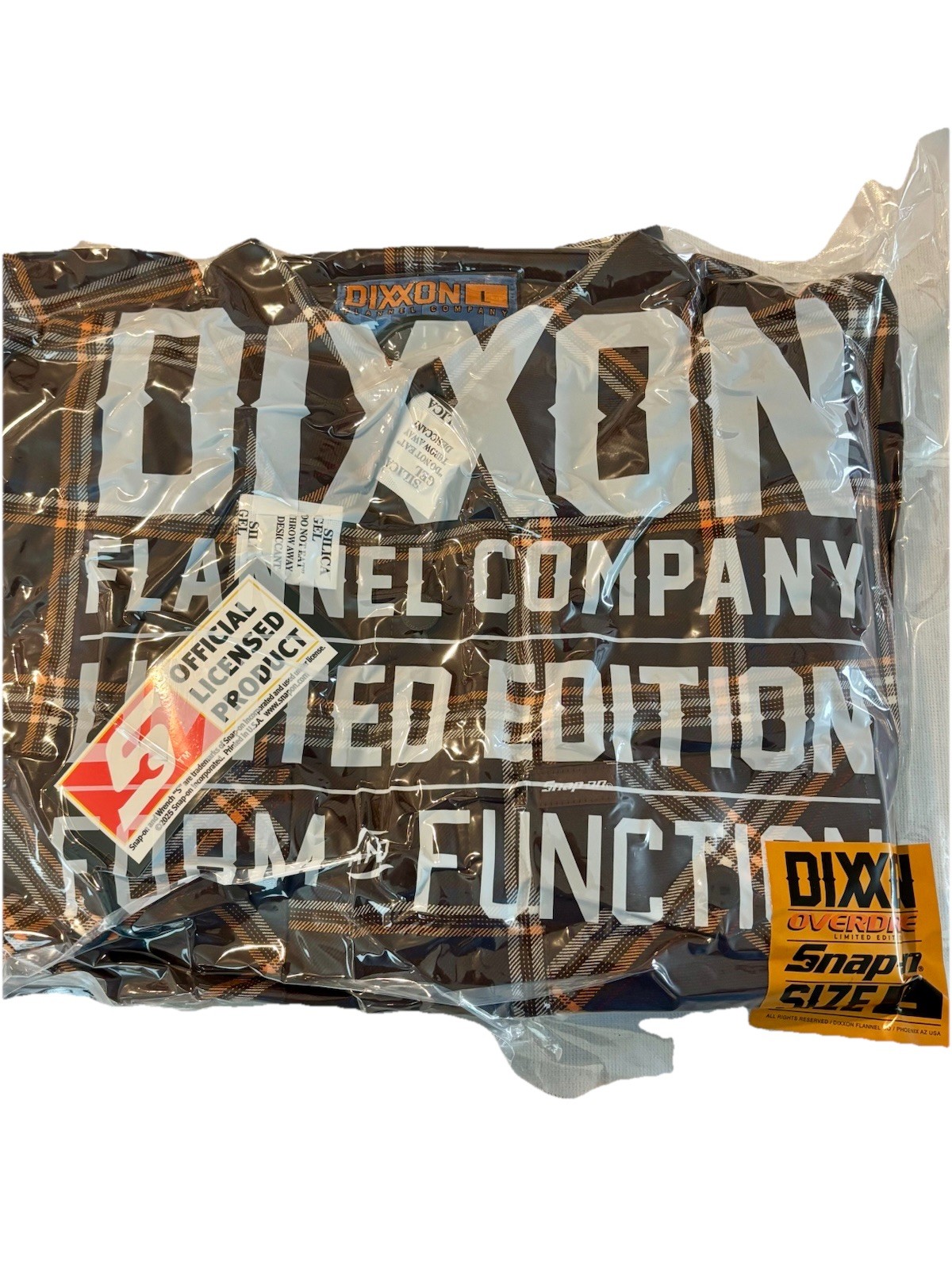 Dixxon x Snap-on Overdrive Limited Edition Flannel Shirt M-3X