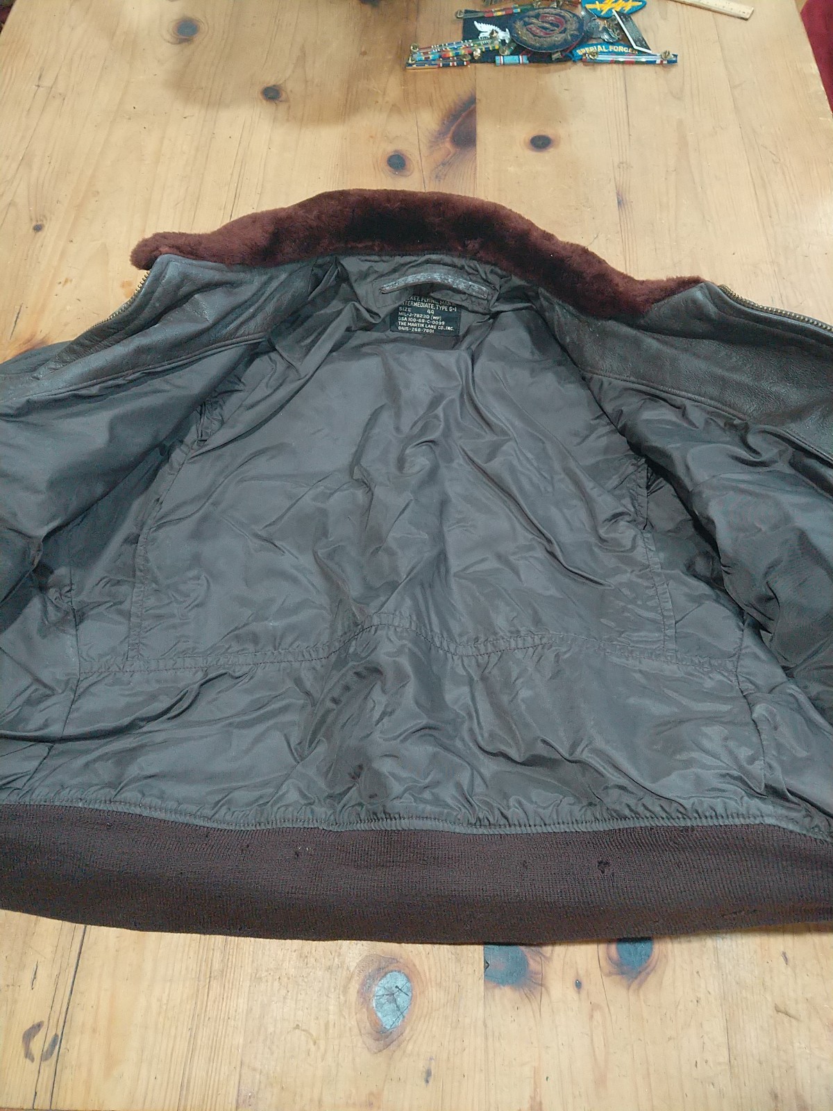Jacket Flying Intermediate USN Type G1 The Martin Lane Co