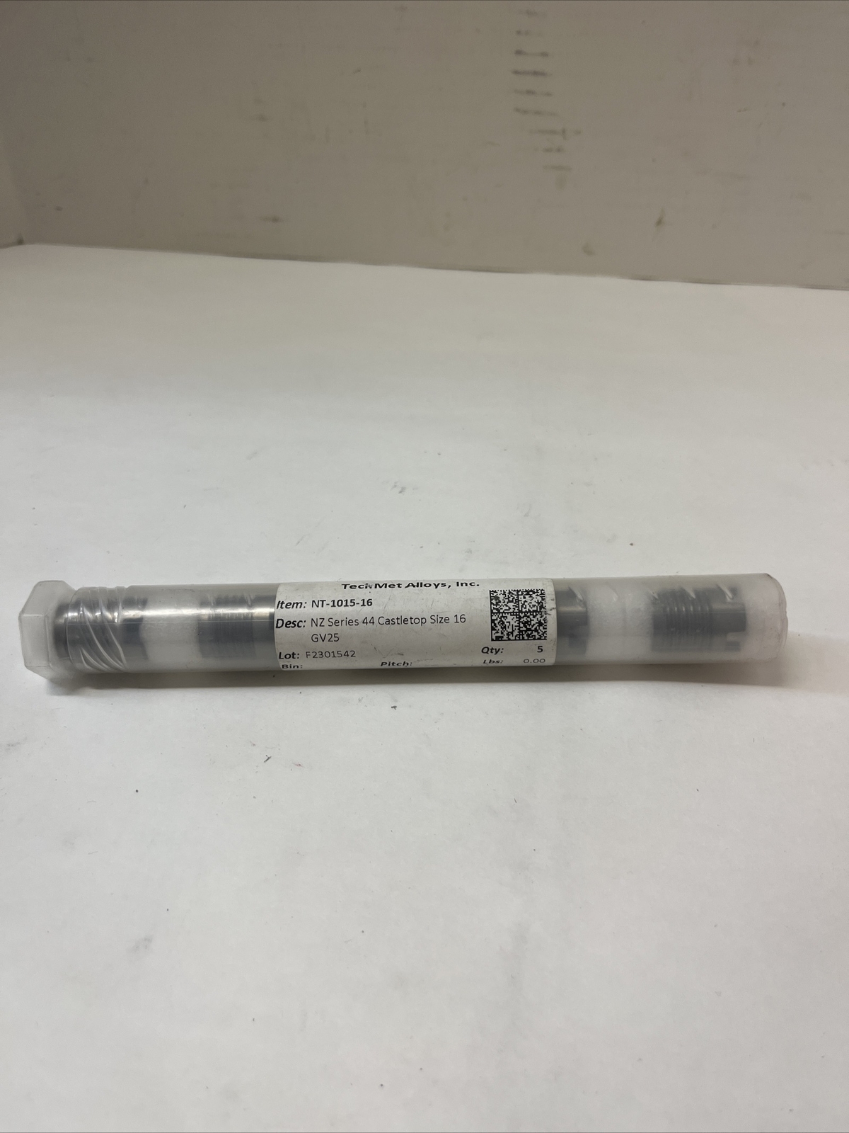 Techmet Alloys NT-1015-16 NZ Series 44 Castletop Size 16 GV25