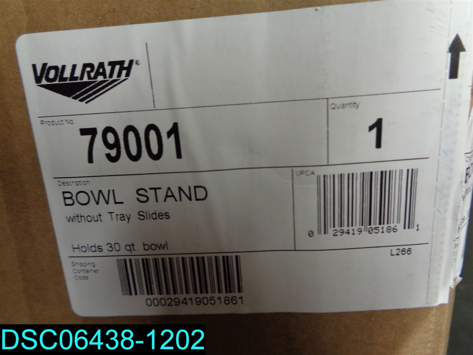 Vollrath 79301 Stainless Steel 30 Quart Mobile Bowl and Stand