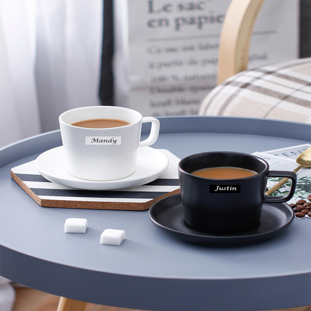 6PK TZ TZe 335 White on Black 1/2'' Label Tape for Brother P-Touch PT-300 1100