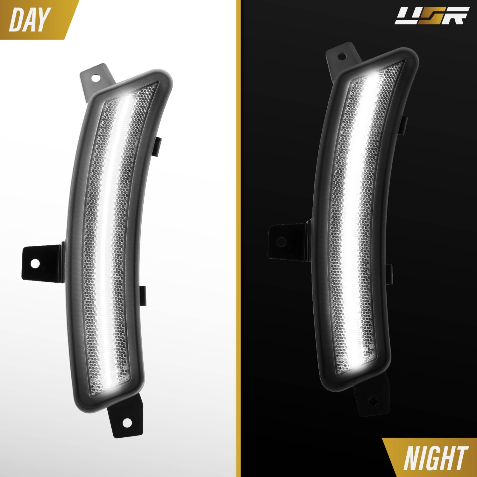 SMOKE Side Marker Light White LED Pair For 2025-2026 Suburban / Yukon / Escalade