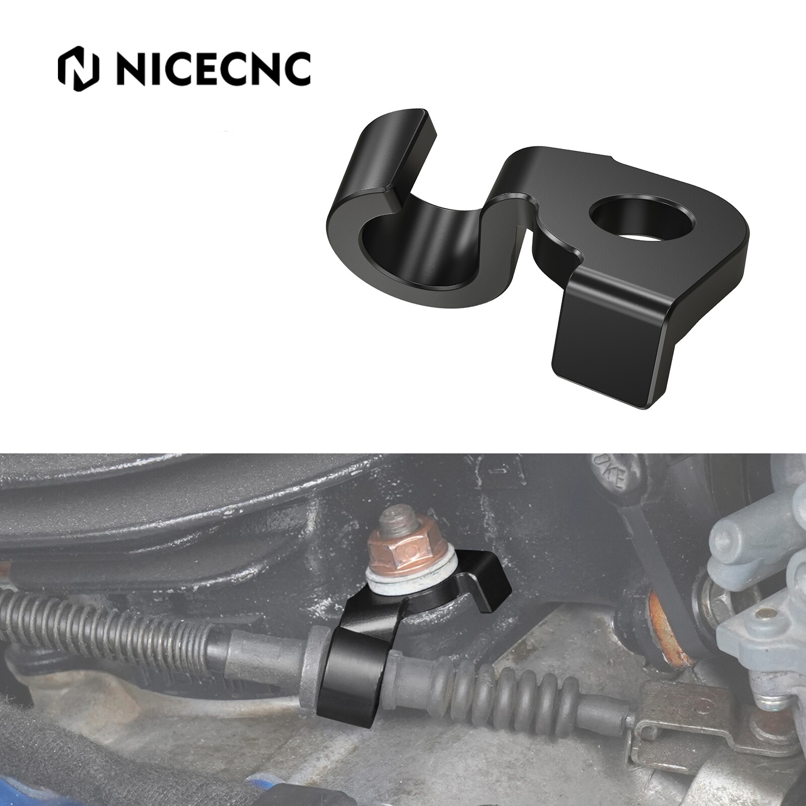 For Yamaha Blaster 200 Clutch Cable Bracket Holder Clamp YFS200 #10V-1131E-00-00