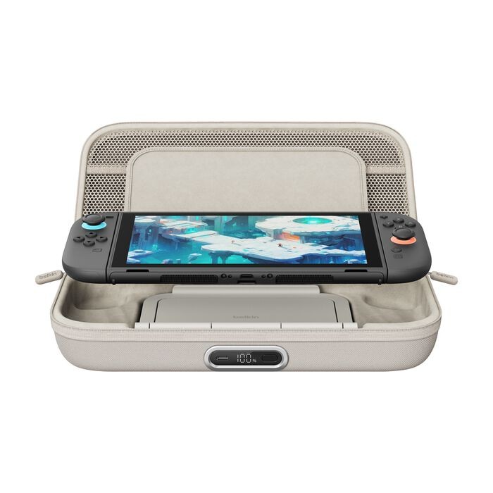 Gaming 30W Charging Case Pro for Nintendo Switch 2, Sand